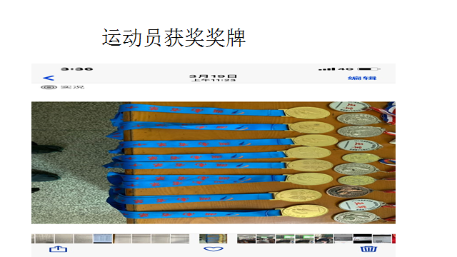 2019年8月，在湖南省中学生田径锦标赛上，我校运动员代表衡阳市夺得三块单项金牌，一块接力金牌，三块银牌。